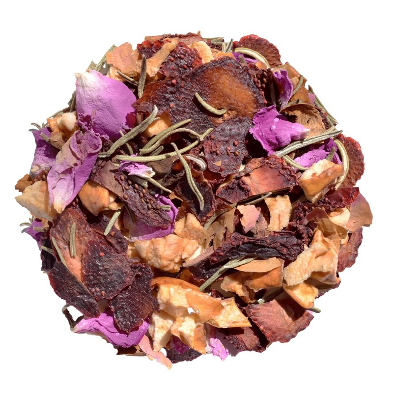 Molienda Sagrada Té Rose Mary, Infusión con pétalos de rosa,