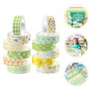 SEWACC Easter Washi Tape:12 Rolls Spring Flower Masking Tape Happy