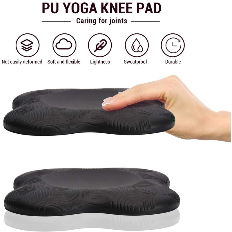 Zealtop Yoga Knee Pad Cushion Extra Thick for Knees Elbows