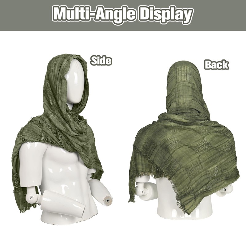 Wrap Dune Hooded Shawl Medieval Cloak Renaissance Costume Cape Shaman