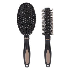 ANKROYU Multifunctional Hair Brush Comb Set, Curling Roll Styling Hairbrush, Self Cleaning Hairbrush, Detangler Hair Brush, Professional Hairbrush Set for All Hair Styling