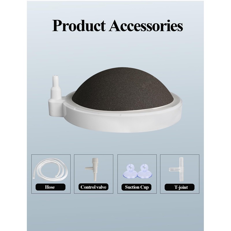 boxtech Aquarium Air Stone, Oxygen Stone Nano Bubble Air Stone