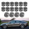 MACHSWON Radmutternabdeckungen, universal, 17 mm, Grau, 20 Stück