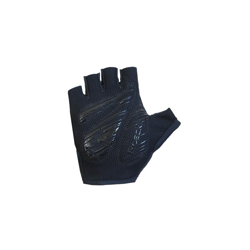 Roeckl Sports Cycling Gloves Basel, Performance Unisex Finger Gloves, Black/Raspberry