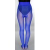 Medias pantymedias/brillantes para mujer y hombre, Azul, One Size
