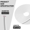 1/4'' Diameter Backer Rod EPDM Rubber Foam Caulk Filler Weather
