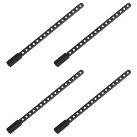 MECCANIXITY 4Pcs Plastic Body Post Mounts RC Car Shell Column 8cm Length for Cars 94102 94122 94103 94123 1/10 Scale Model RC Car Replacement Black