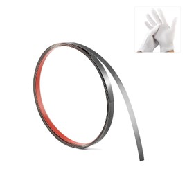 Bnell Flexible Molding & Wall Trim, Peel and Stick Trim Molding, Stainless Steel Metalized Mirror Like Design,Self Adhesive Molding Trim(10Ft x 0.39inch, Black)