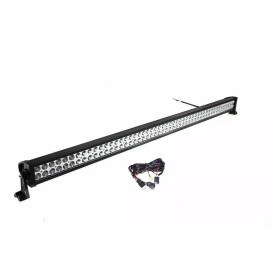 V-Spec 50" 288W Straight LED Light Bar Spot Flood Offroad Driving Light WIRING