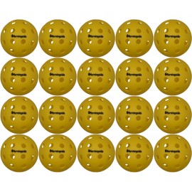 Morningside 40 Hole Outdoor Pickleballs Balls USA Pickleball USAPA Rule Compliant 10 Pack 20 Pack 50 Pack 100 Pack 200 Pack 400 Pack (20 Pack, Yellow)