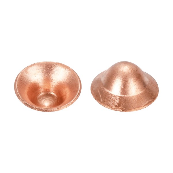 sourcing map Copper End Cap Connector Gasket for 1/4 Inch