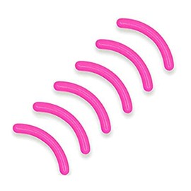 24 almohadillas de repuesto para rizador de pestañas de goma de silicona suave para rizador de pestañas universal (rosa oscuro)                       