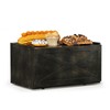 Trironsun Bamboo Bread Box for Kitchen Counter Farmhouse Bread Storage