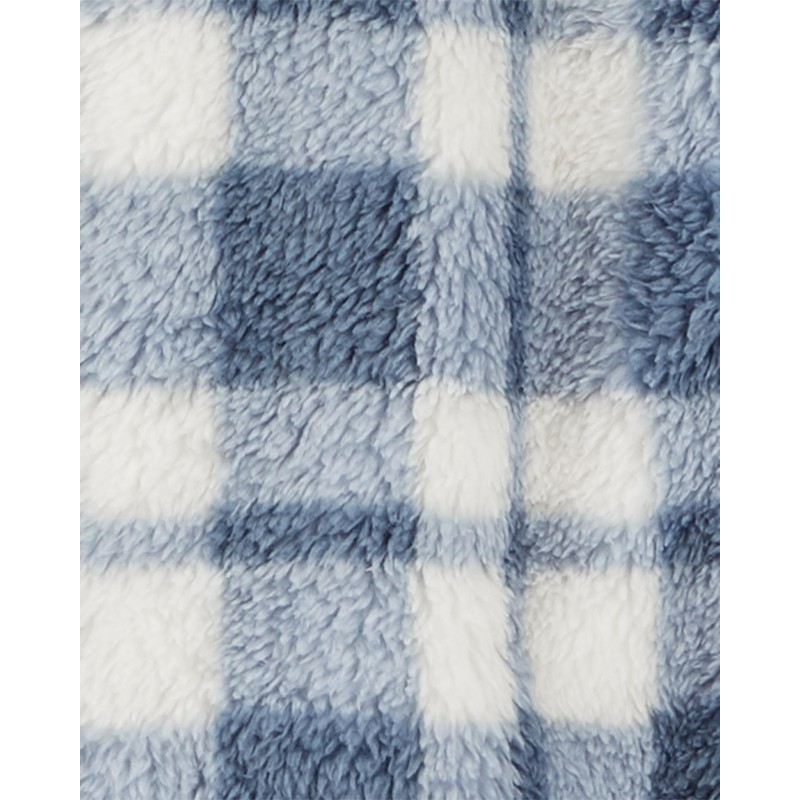 Carter's Baby Girls' Pram, Blue/Plaid, Newborn