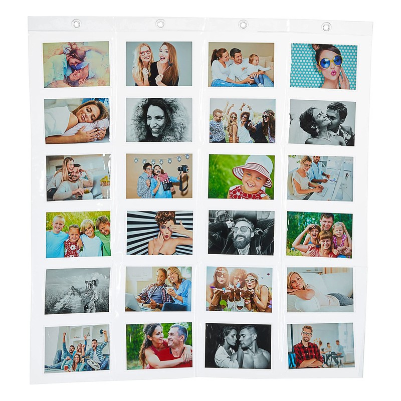 Cepewa Photo Curtain with 24 Pockets, 15 x 10 Landscape