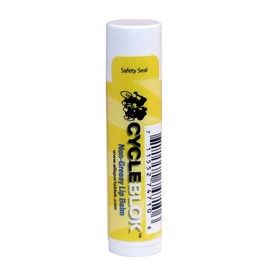 Cycle Blok SPF 15 Moisturizing Lipbalm - 1 Tube - Wind & Sun Screen Lip Protection & Treatment - Lip Balm for Chapped Lips