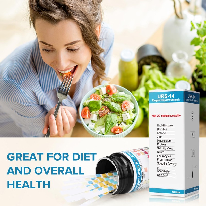 Urine Test Strips 14 Parameters 100 Count