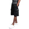 G-Style USA Men's Solid Fleece Heavyweight Cargo Shorts FS76 -