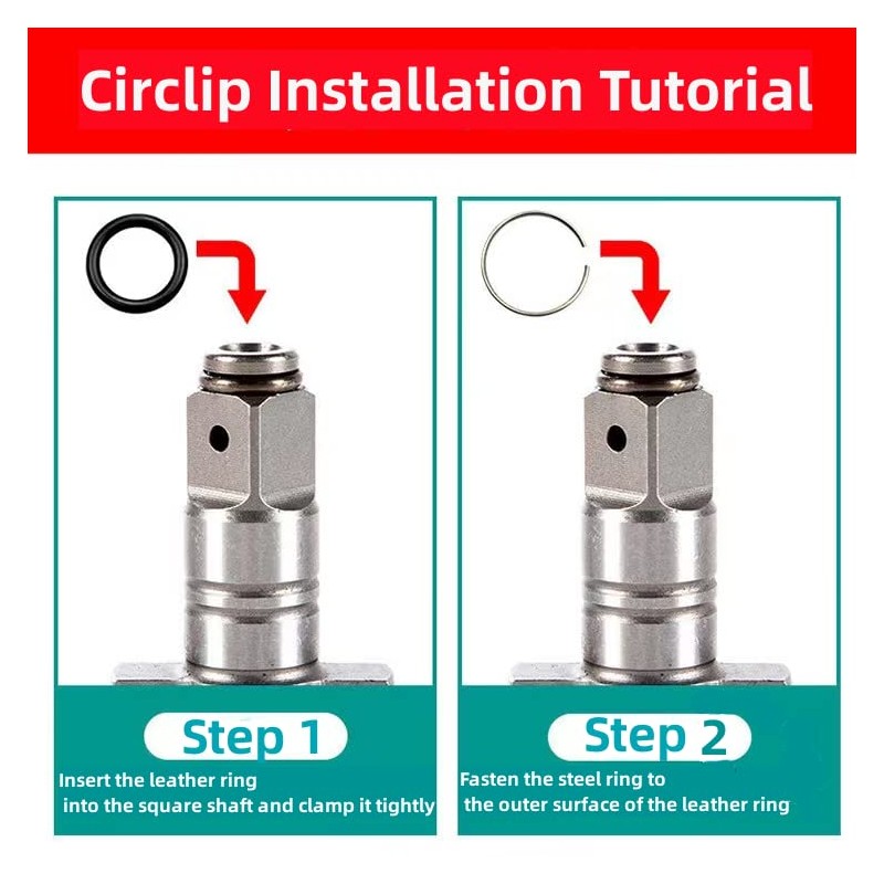 SANFAY 10-Piece 1/2 Inch Impact Wrench Socket Retainer Rings Set,