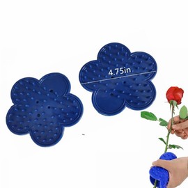 Professional Rose Leaf Thorn Stripper, Rose Thorn Remover Tool, Leaf Peeling Tool, Thorn Leaf Pruners for Rose Flower Garden Floral Arrangement (Blue, 4 Pack)