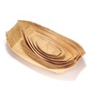 BambooMN 8.3" x 4.5" Premium Bamboo Leaf Boat, Renewable and