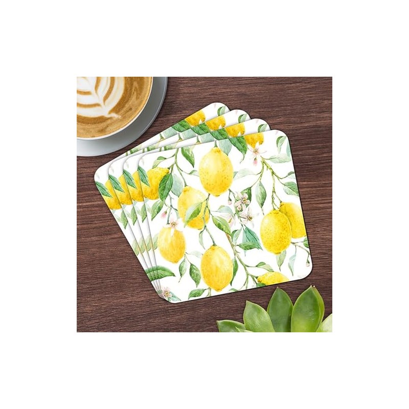 Shudehill Giftware Lemon Grove Coasters Set Of 4
