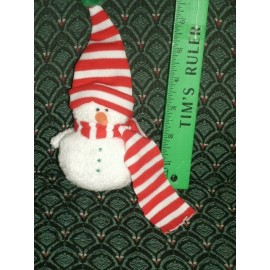 Ty Jingle Beanies ~ 4"~ MR. FROST~ Snowman with hat & scarf~ '05 ~MWMT ~Ornament