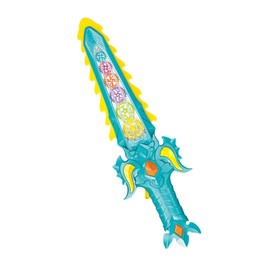 COLLBATH Boy Girl Luminous Glowing Light-up Sword Sound Effects for Party Props and Cosplay Safe for Boys and Girls