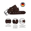 Cartvelli Premium Men's Leather Belt Made in Germany with Gift