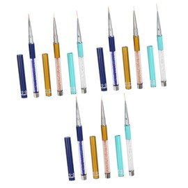 FOMIYES 9 Pcs Nail Art Pens Nail Art Design Pens Nail Dotting Pen Nail Brush Pens Nail Pens Nail Drawing Pens