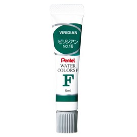 Pentel Paint F Watercolor WFR-T18 Viridian Set of 10