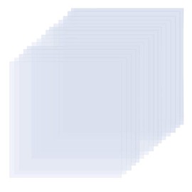 15 Pieces Blank Stencil Sheets, 6mm Blank Stencil Material, Mylar Stencil Sheets, Reusable Stencil, Clear Material