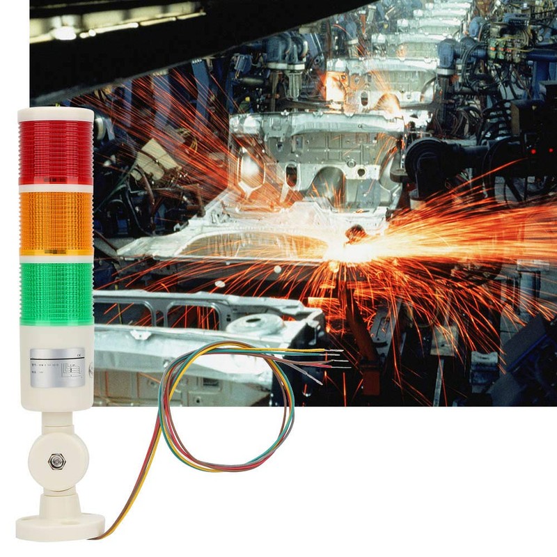 Glomora Led Signal Tower Stack Lights, Industrial Signal Warning Lights