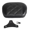 Unbranded Black Sissy Bar Passenger Backrest Pad Bracket For Harley