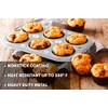 DecorRack Non-Stick Muffin Pan, 6-Cup, Bakeware for Baking Cupcakes (Pack
