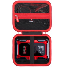 Hard EVA Carrying Case for GOOLOO A3 Jump Starter with Air Compressor, 3000A Portable Car Battery Booster Storage Box, Shockproof Weather-Resistant Travel Bag