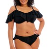 Elomi Plus Size Plain Sailing Ruffle Underwire Bikini Top 34G,