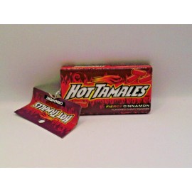 RUZ NEW RUZ HOT TAMALES CANDY DECOUPAGE ORNAMENT FREE SHIP
