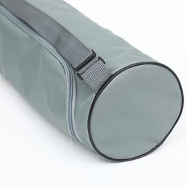 Drfeify Yoga Mat Bag, Yoga Mat Storage Bag, Oxford Fabric, Waterproof with Zipper, Yoga Mat Carry Bag with Adjustable Strap for Gym (Grey)