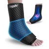 Ankle Ice Pack Wrap with Dual-Freezestorm Cooling Gel for Sprained,