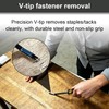 3Pcs Heavy Duty Upholstery and Construction Staple Remover with Tack