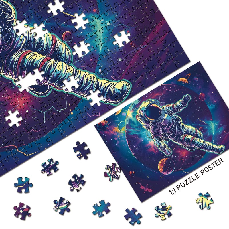 TaileNanhai Astronaut Space Exploration 500 Piece Puzzle