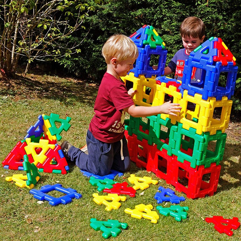 Polydron PY-707000 Giant polydron Set, Grade: 5 to Kindergarten (Pack