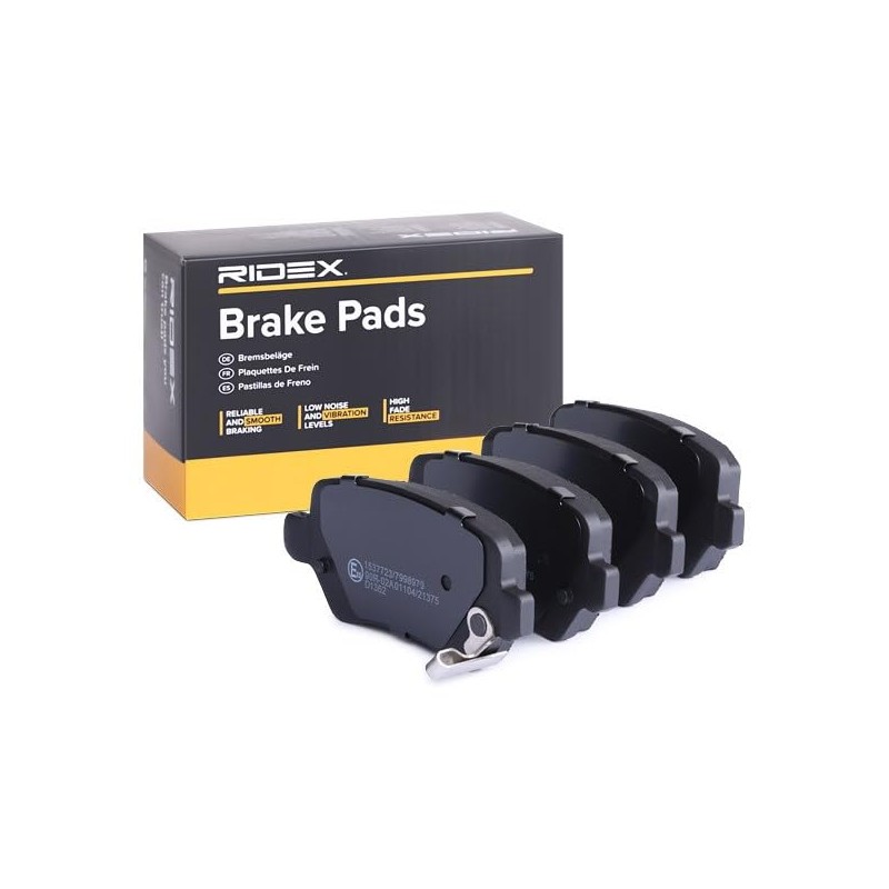 RIDEX Brake Pads 402B0004 Rear Corsa C Hatchback (X01) Combo
