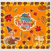 Thanksgiving Turkey Theme Bulletin Board Border Trim for Classroom Decoration