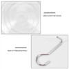 Kichvoe 8pcs Vacuum Suction Cup Hook Suction Cups Clothes Hanger