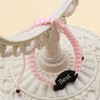 JunyiDIY Sister Bracelets Best Friend Friendship Bracelets - 3 Pink