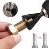 QIUUE 2 Pcs Remove Burr Tools Stainless Steel Deburring Tool