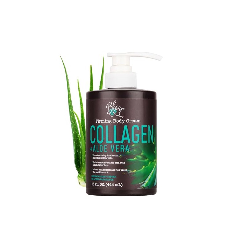 Bloom Collagen Firming Cream for Body and Face. Intensive moisturizer