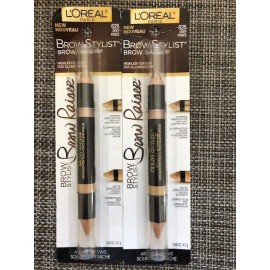 L'Oréal Loreal Brow Stylist Brow Raiser Highlighter Duo, 625 Deep, 2 Pack